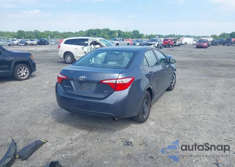 2014 Toyota Corolla Le from USA, damaged, VIN 5YFBURHE6EP141699